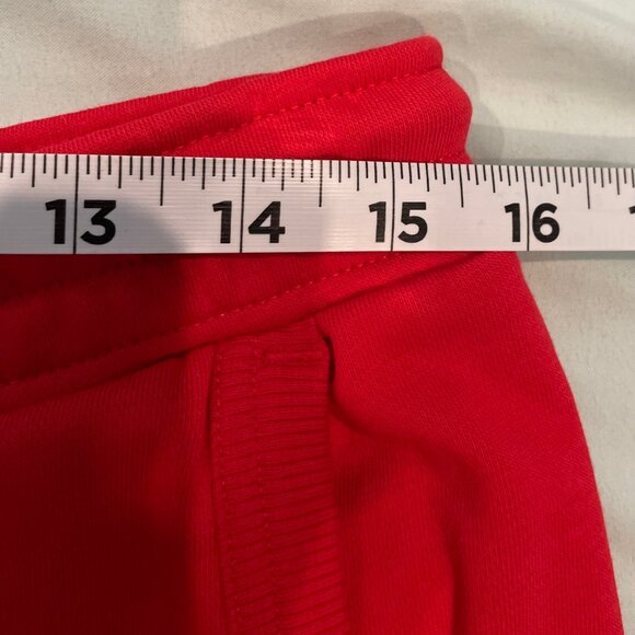 NWT Converse Shorts Red Medium Knit Comfy Casual Athletic Retro Classic $60 NEW - Picture 7 of 9